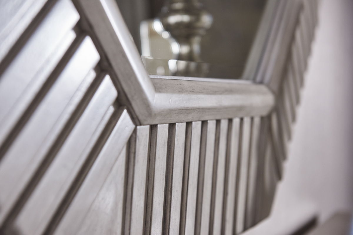 Oyster Bay - Selden Octagonal Mirror - Pearl Silver