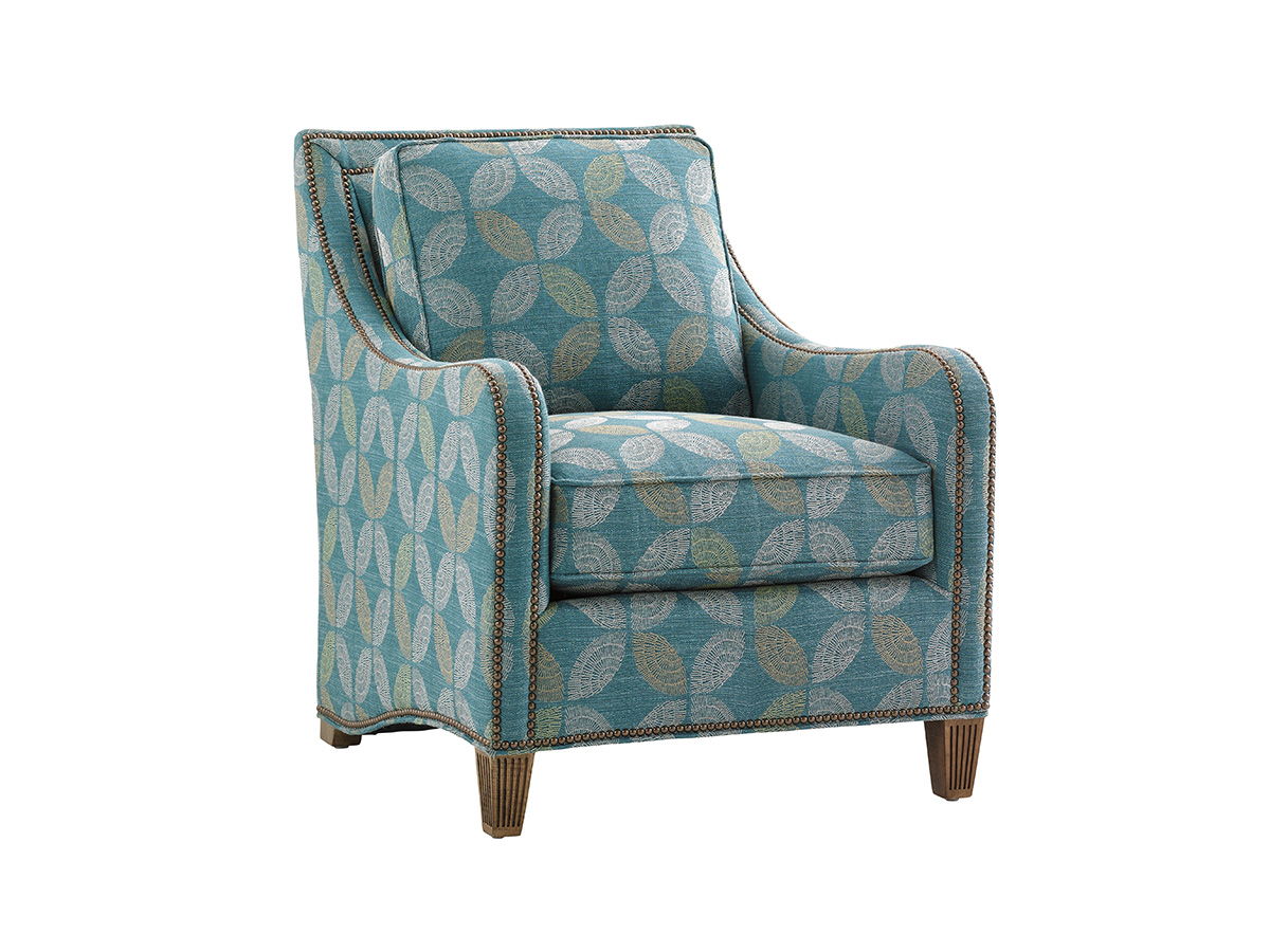 Royal Kahala - Koko Chair - Dark Red / Light Brown