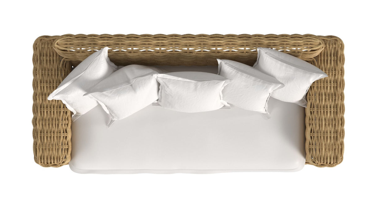 Playa - Loveseat - Light Brown / White