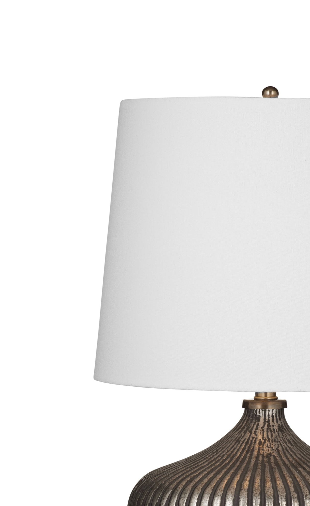 Sanbro - Table Lamp - Dark Gray / White
