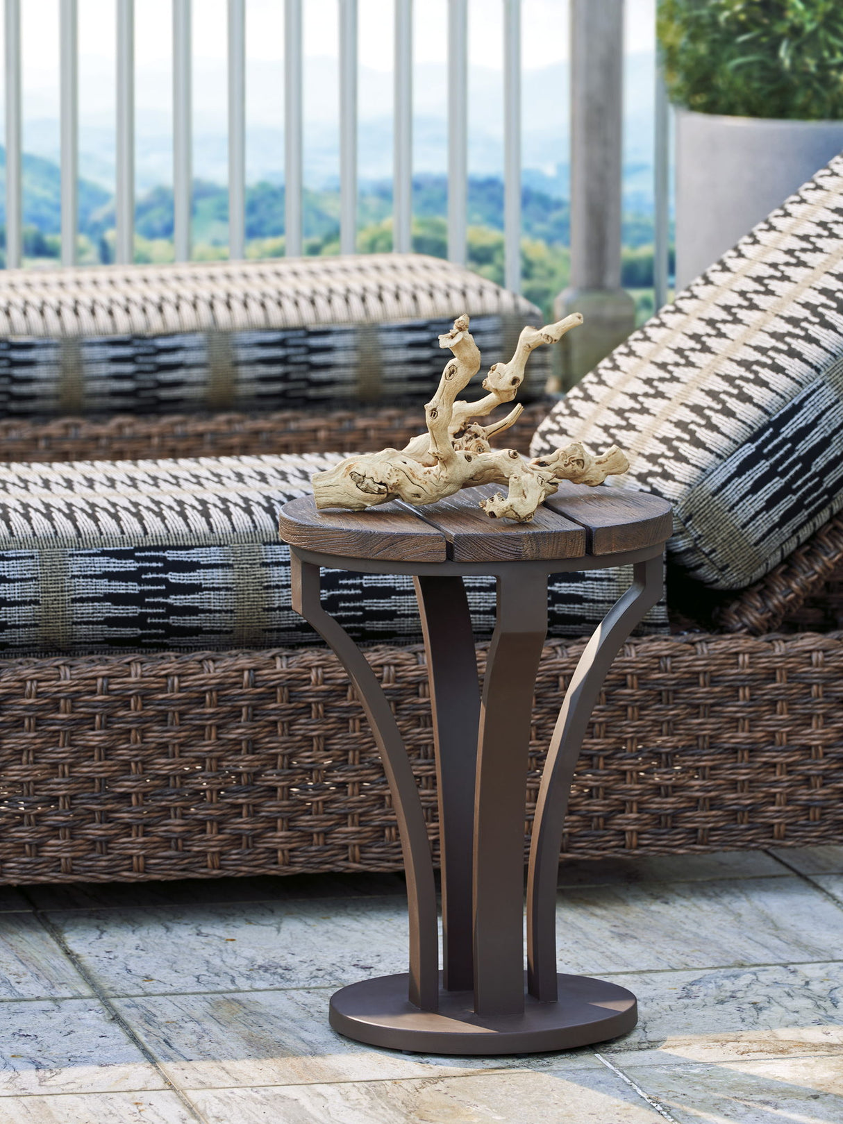 Kilimanjaro - Accent Table - Dark Brown