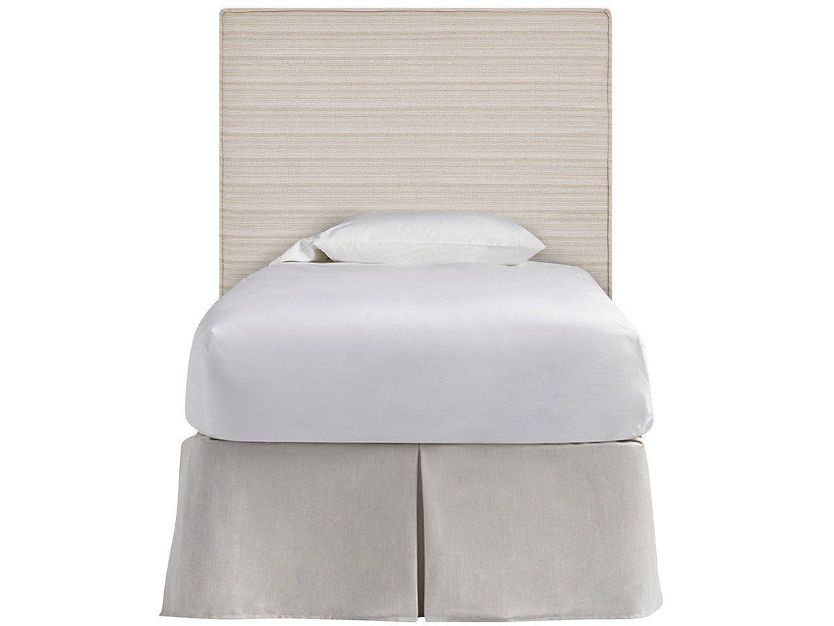 Drift - Upholstered Twin Headboard - Beige / Gray