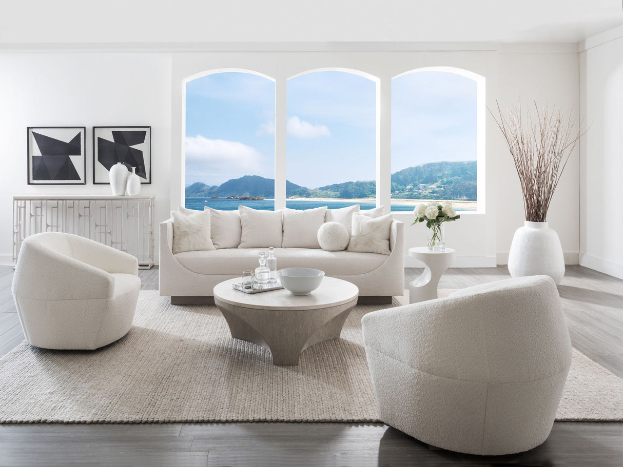 Artistica Upholstery - Natalie Swivel Chair - White