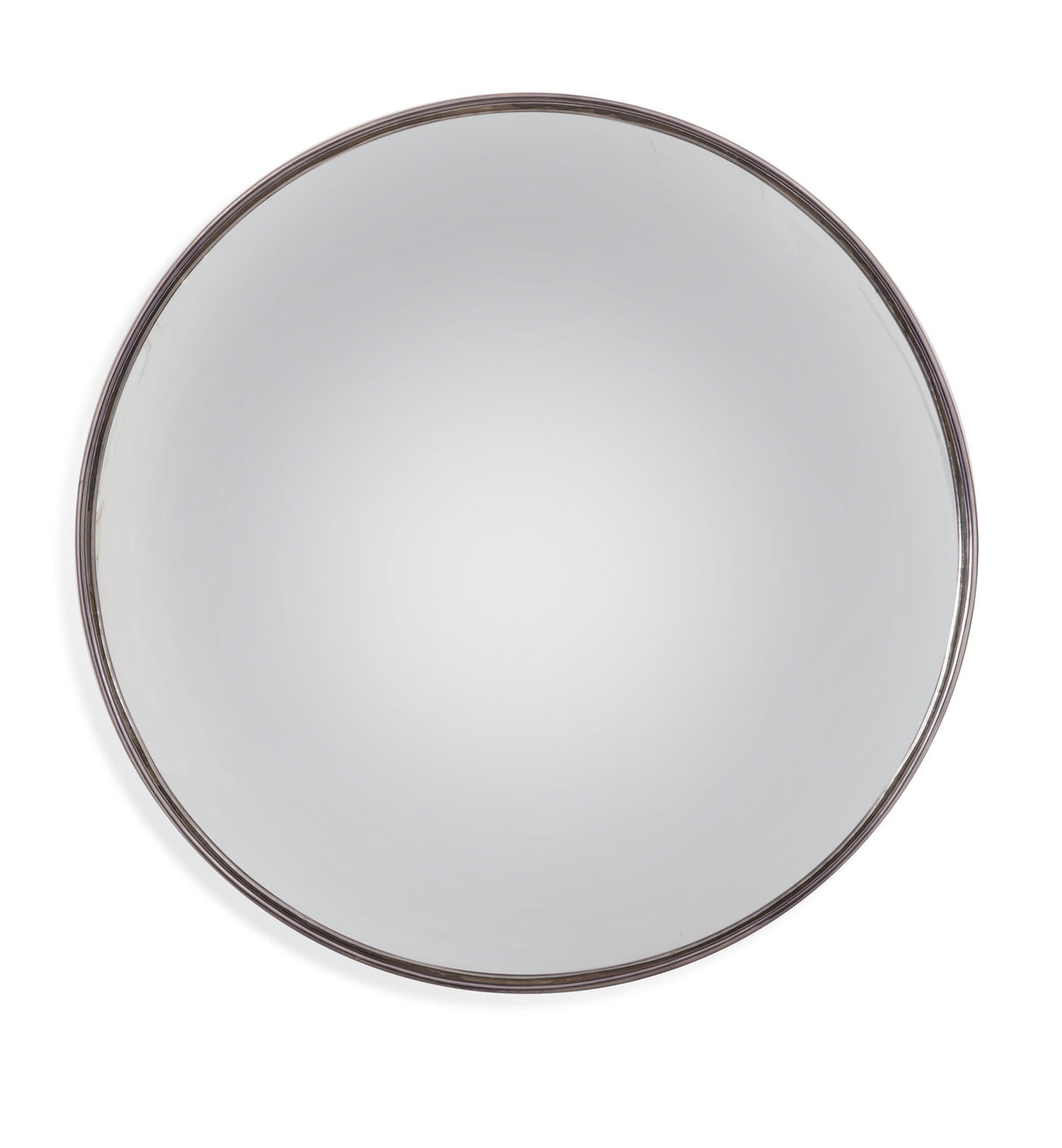 Silver - Convex Wall Mirror - Black