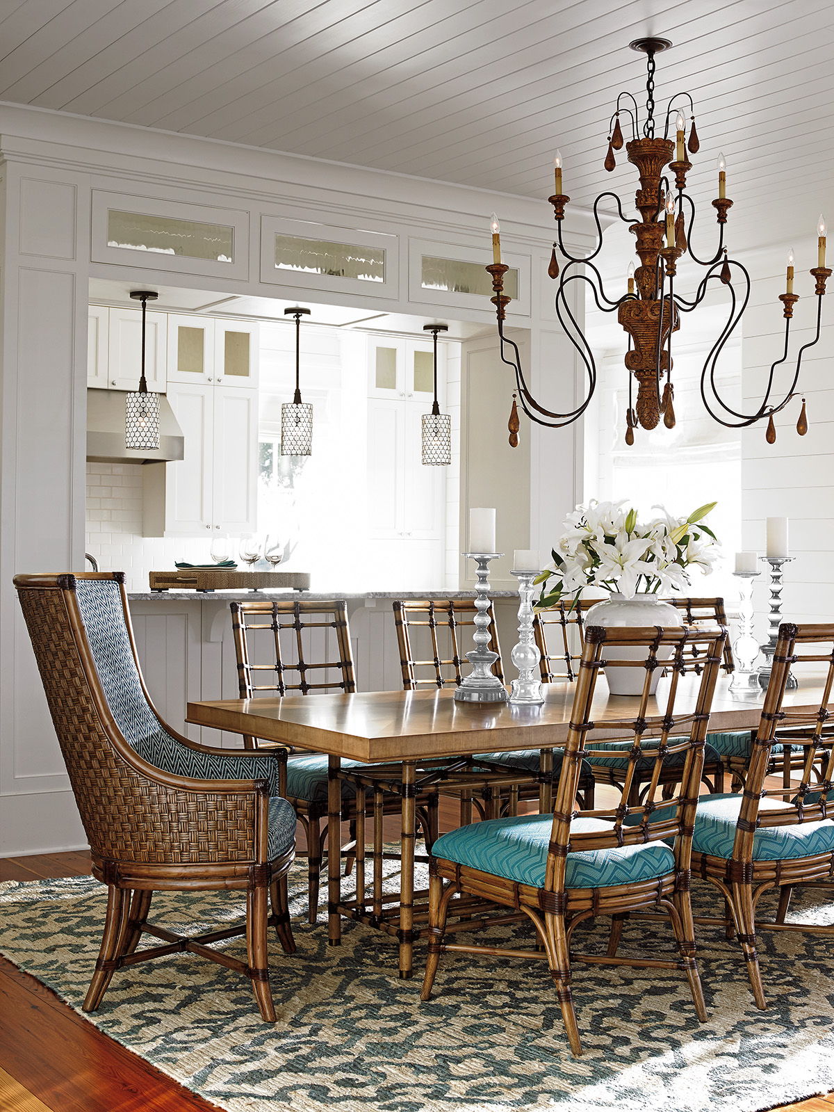 Twin Palms - Caneel Bay Dining Table - Light Brown