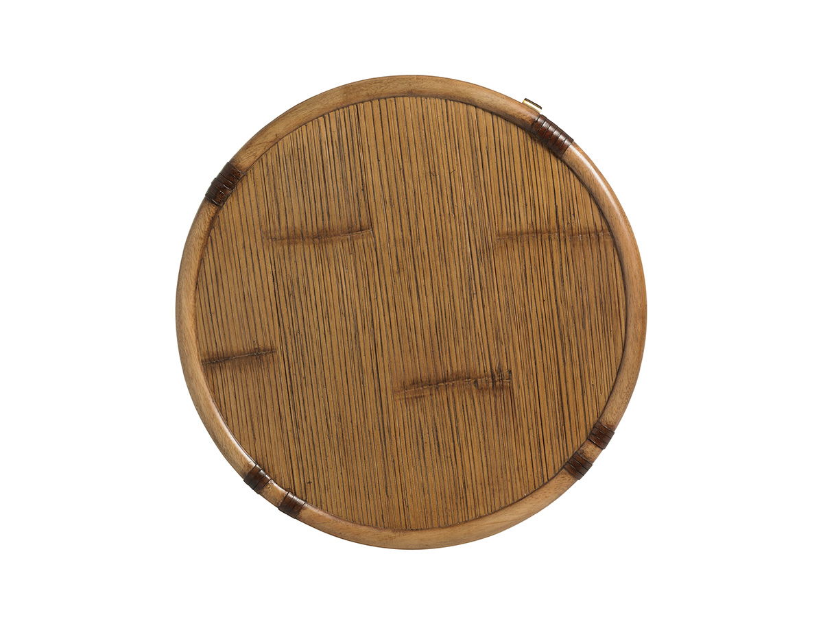 Twin Palms - Cassada Drum Table - Light Brown