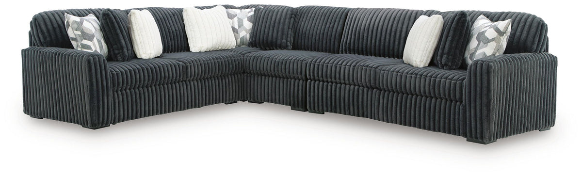 Midnight-Madness - 4 Piece Sectional