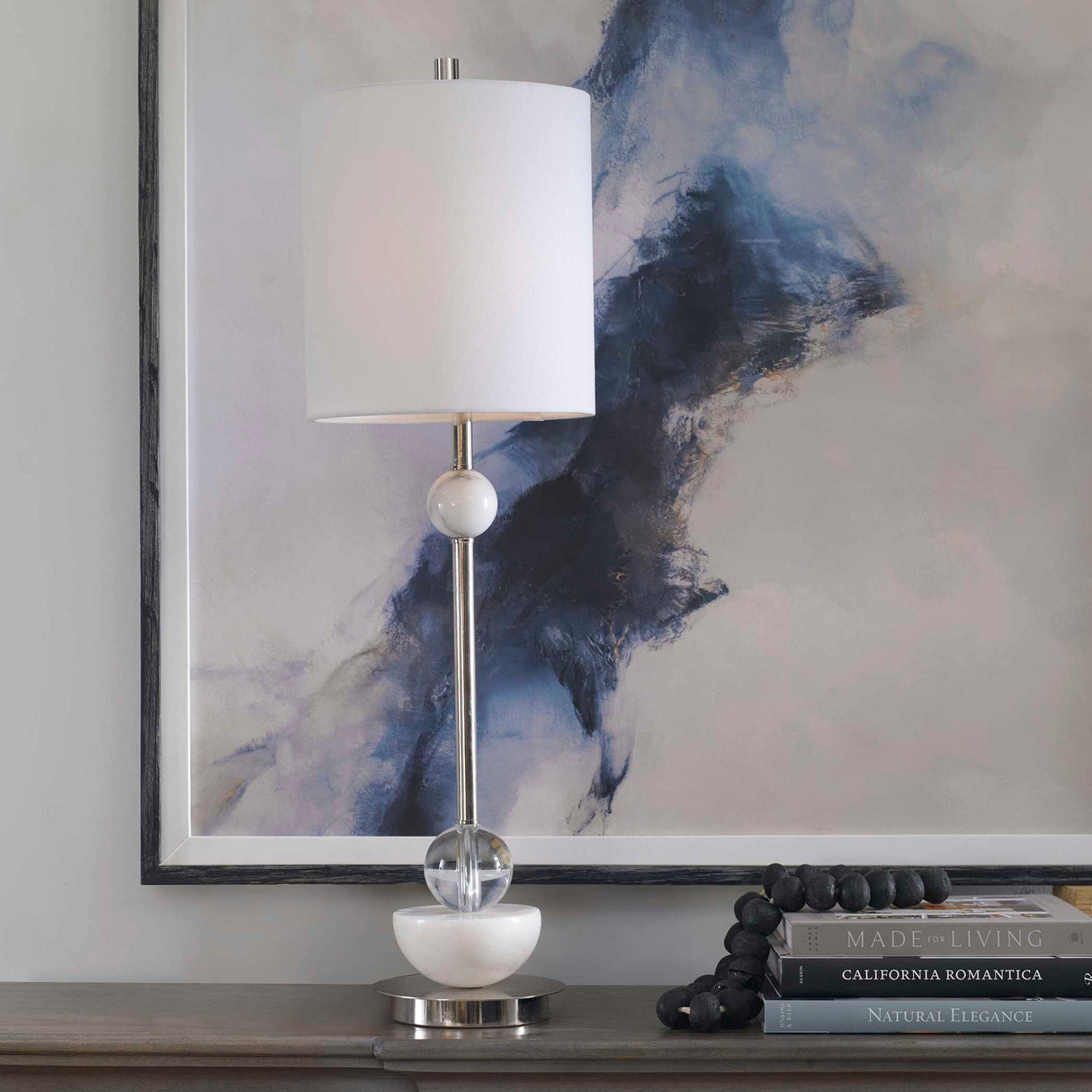 Exposition - Nickel Buffet Lamp