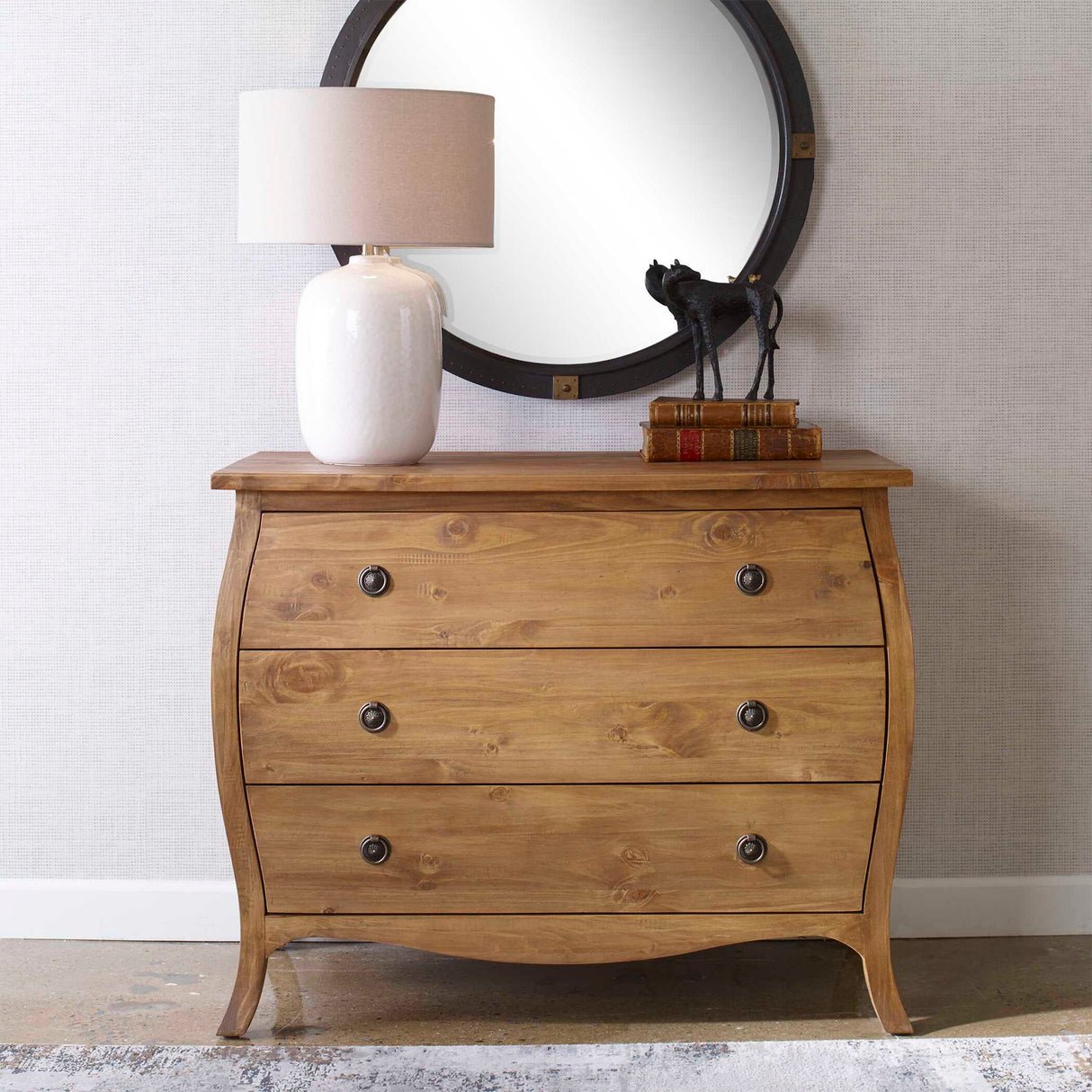 Gavorrano - Bombe Foyer Chest - Light Brown