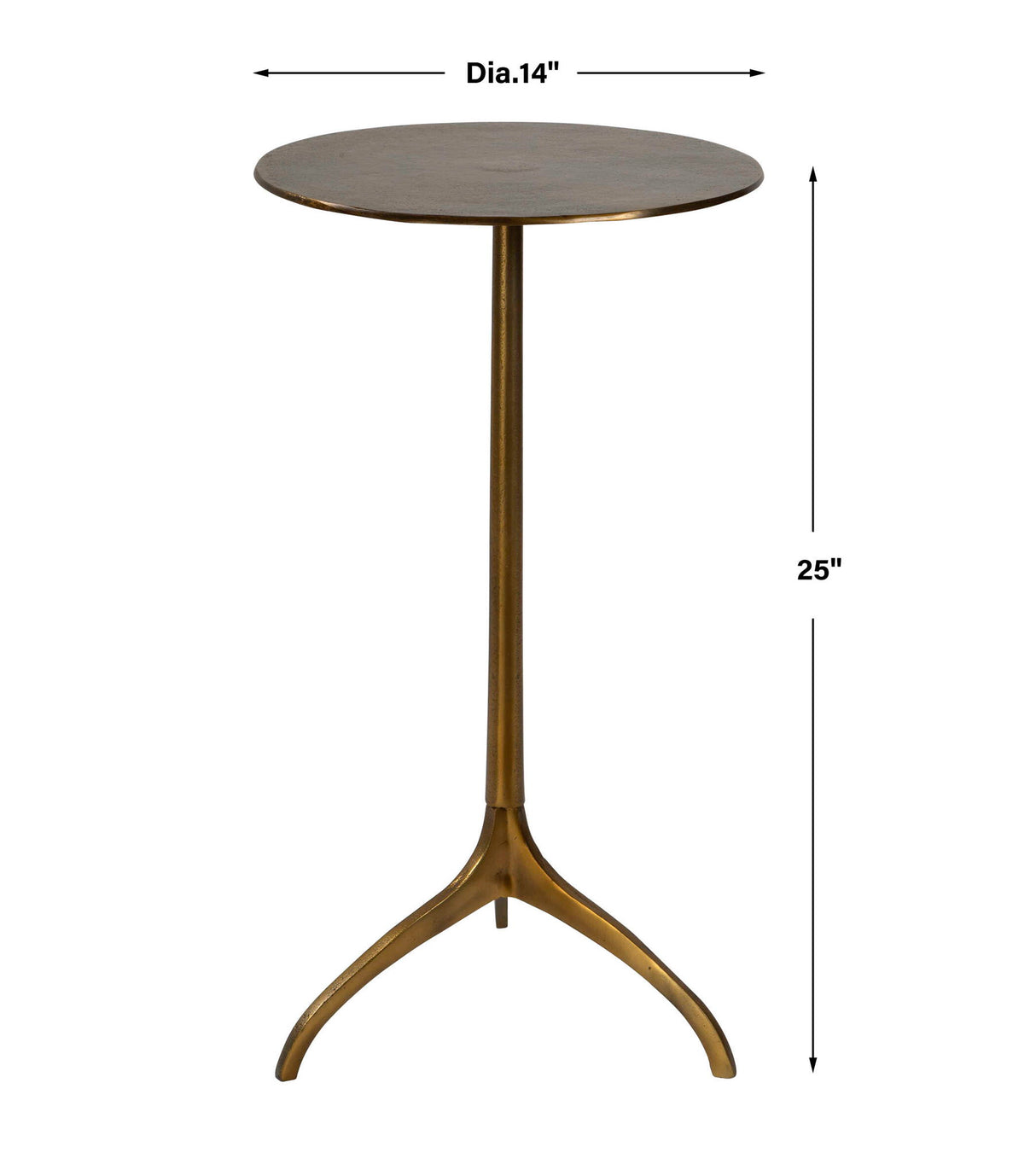 Beacon - Accent Table - Gold