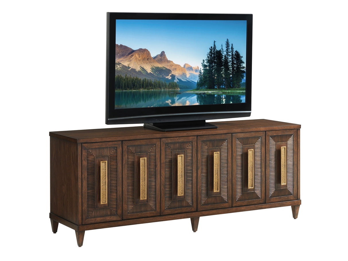 Silverado - Modesto Media Console - Dark Brown