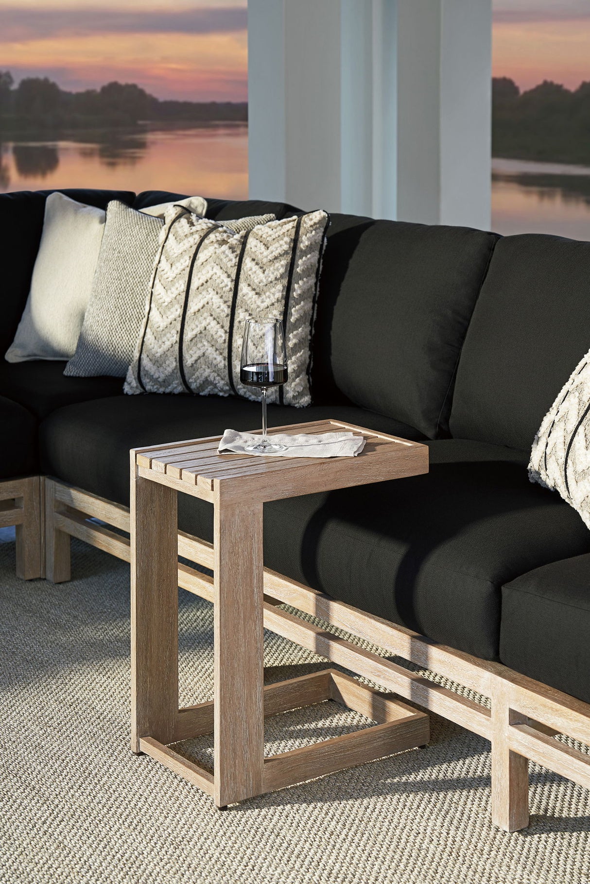 Stillwater Cove - Drink Table - Dark Brown