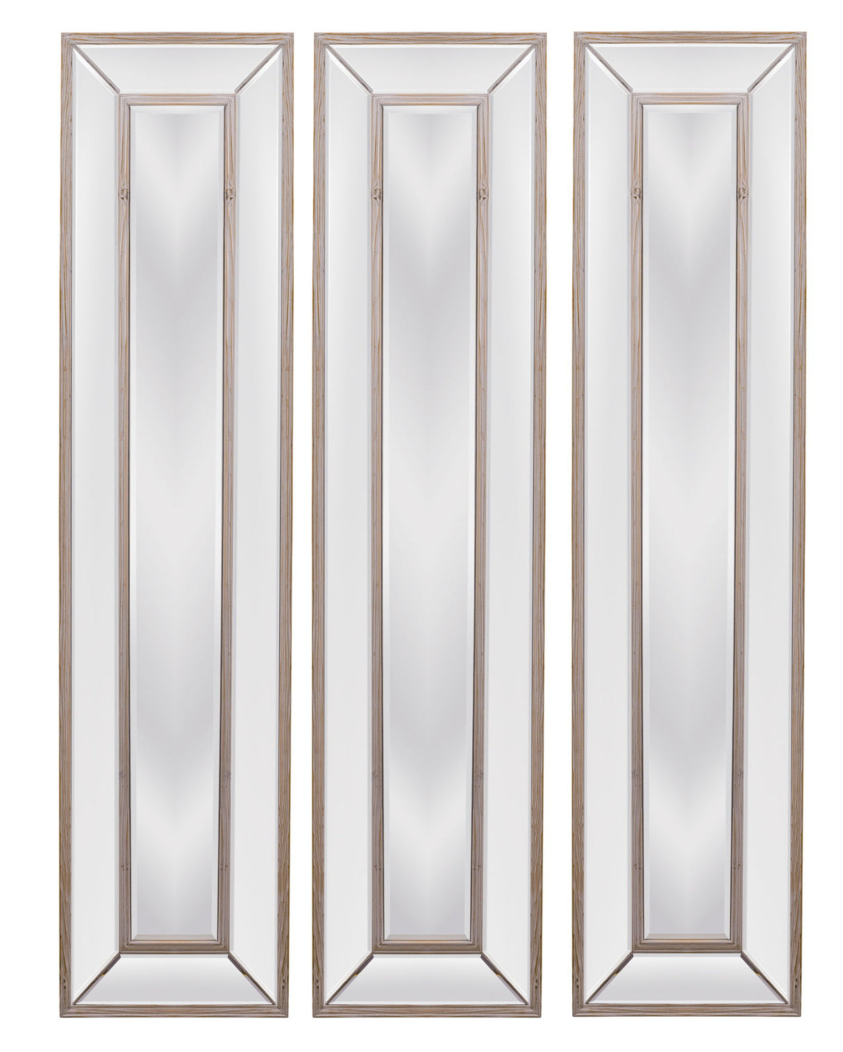 Pompano - Floor Mirror - Light Brown