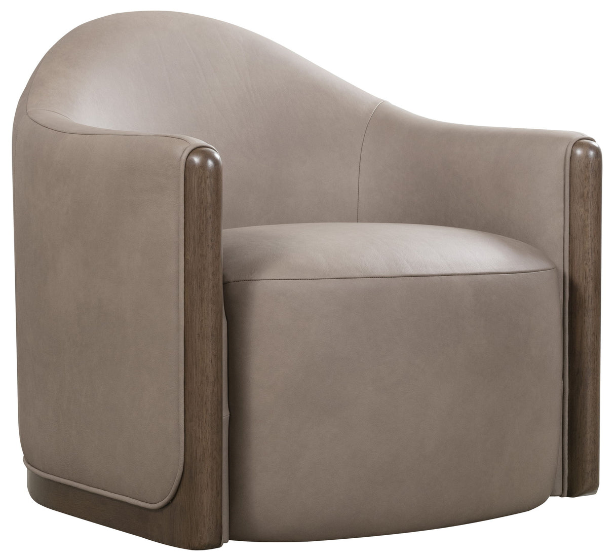 Cora - Swivel Chair - Gray / Brown