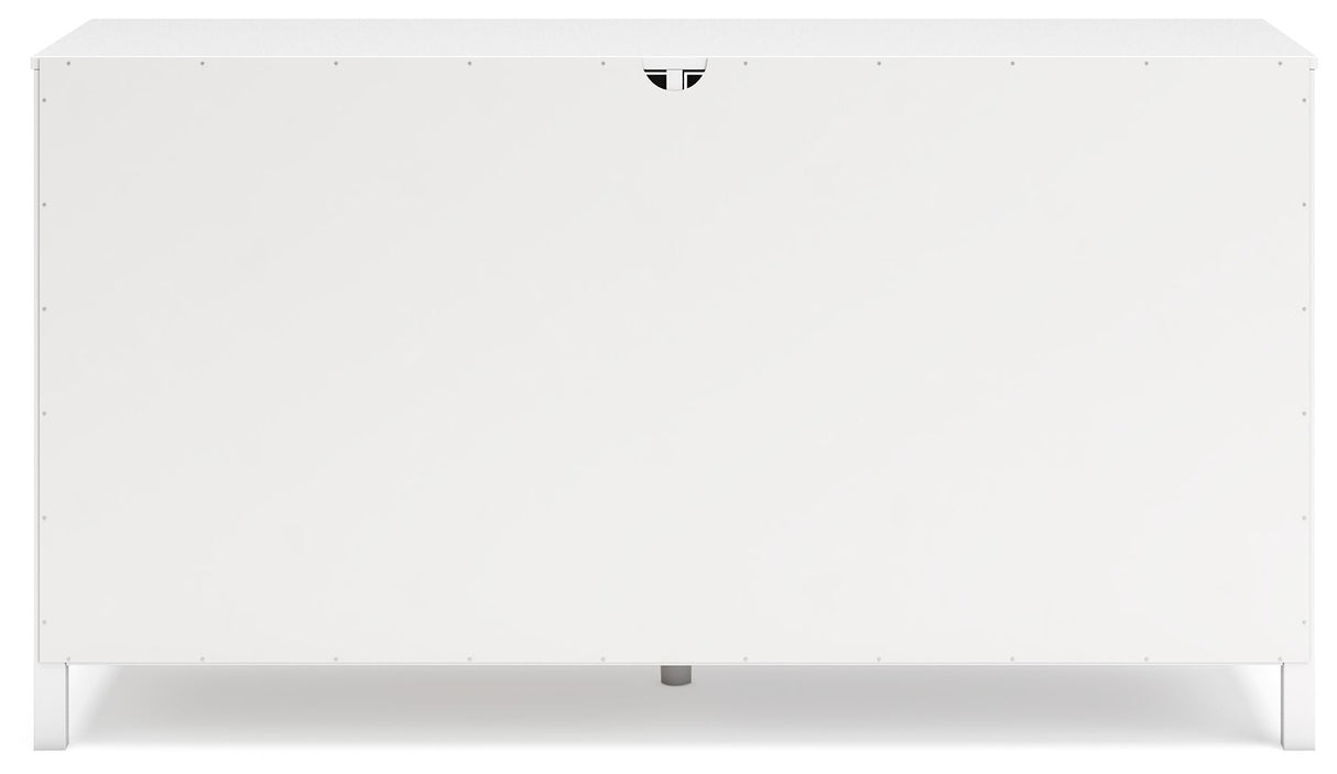 Hallityn - Six Drawer Dresser - White