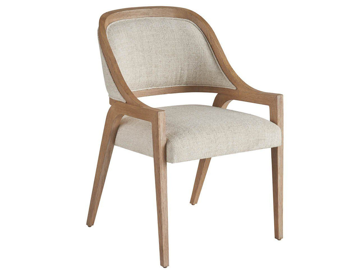Avaline - Arm Chair - Light Brown / Beige