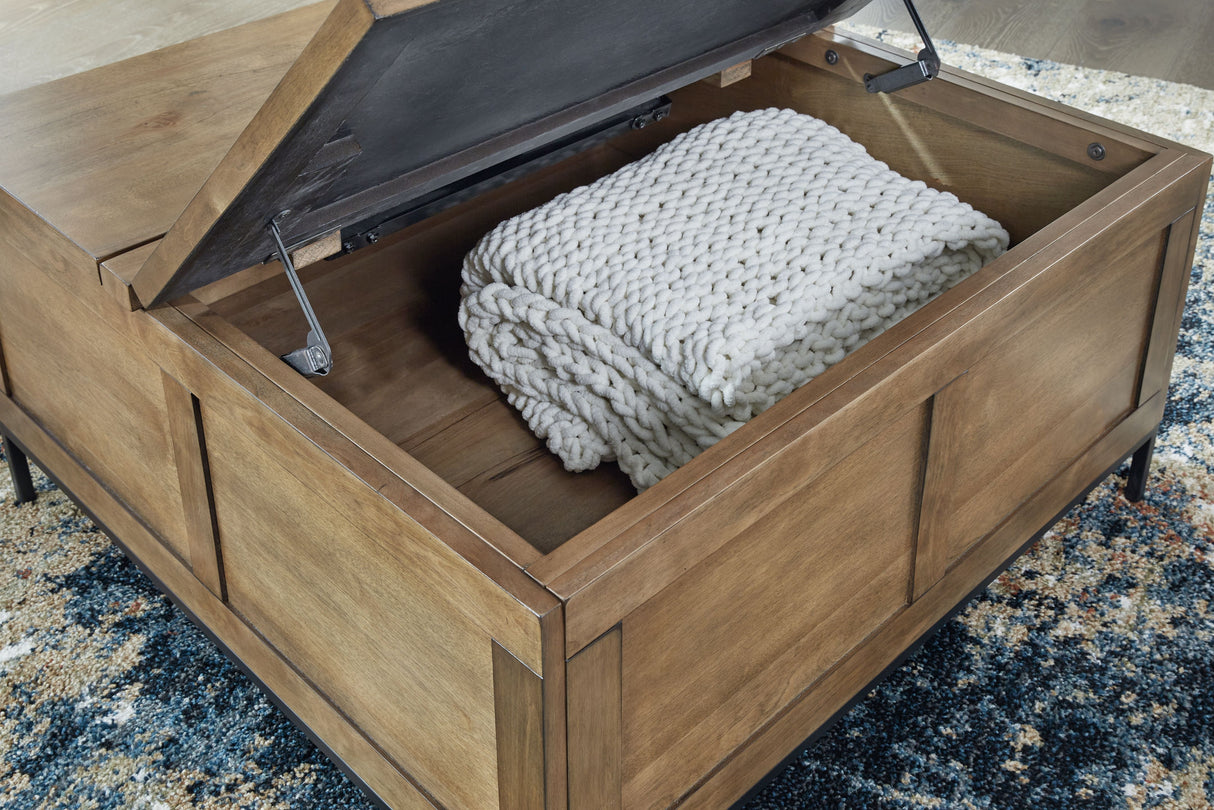 Torlanta - Lift Top Cocktail Table - Brown