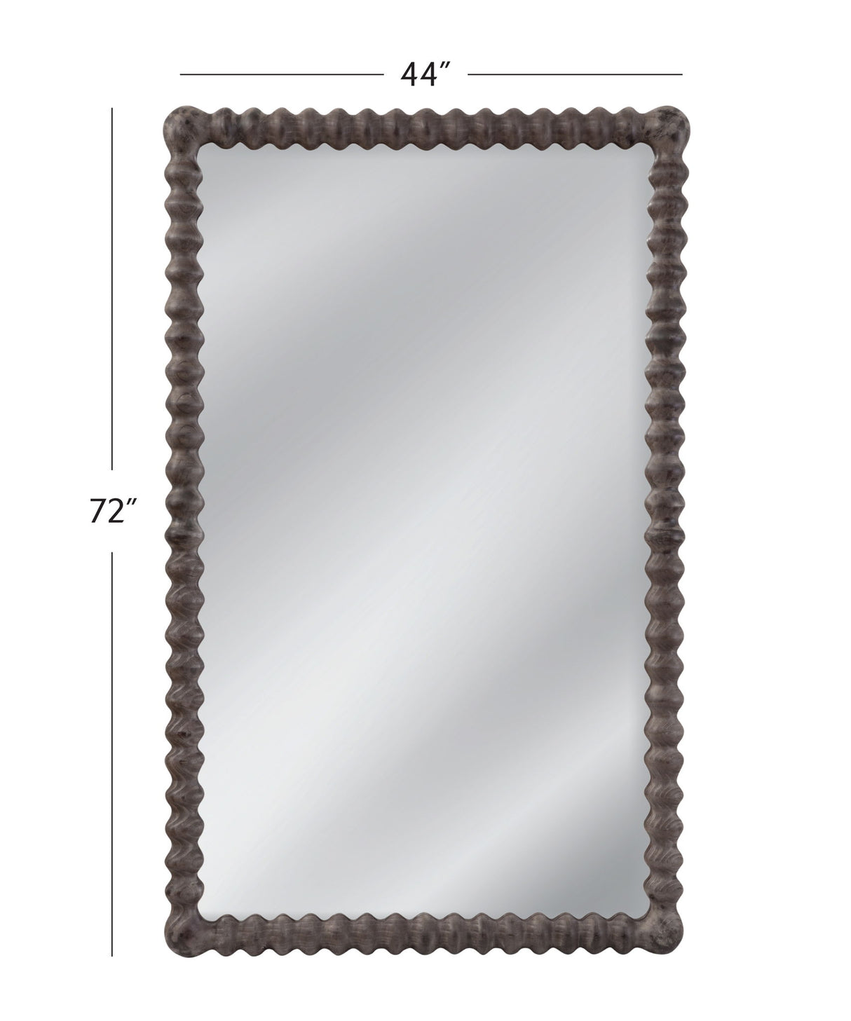 Vallente - Floor Mirror - Dark Gray