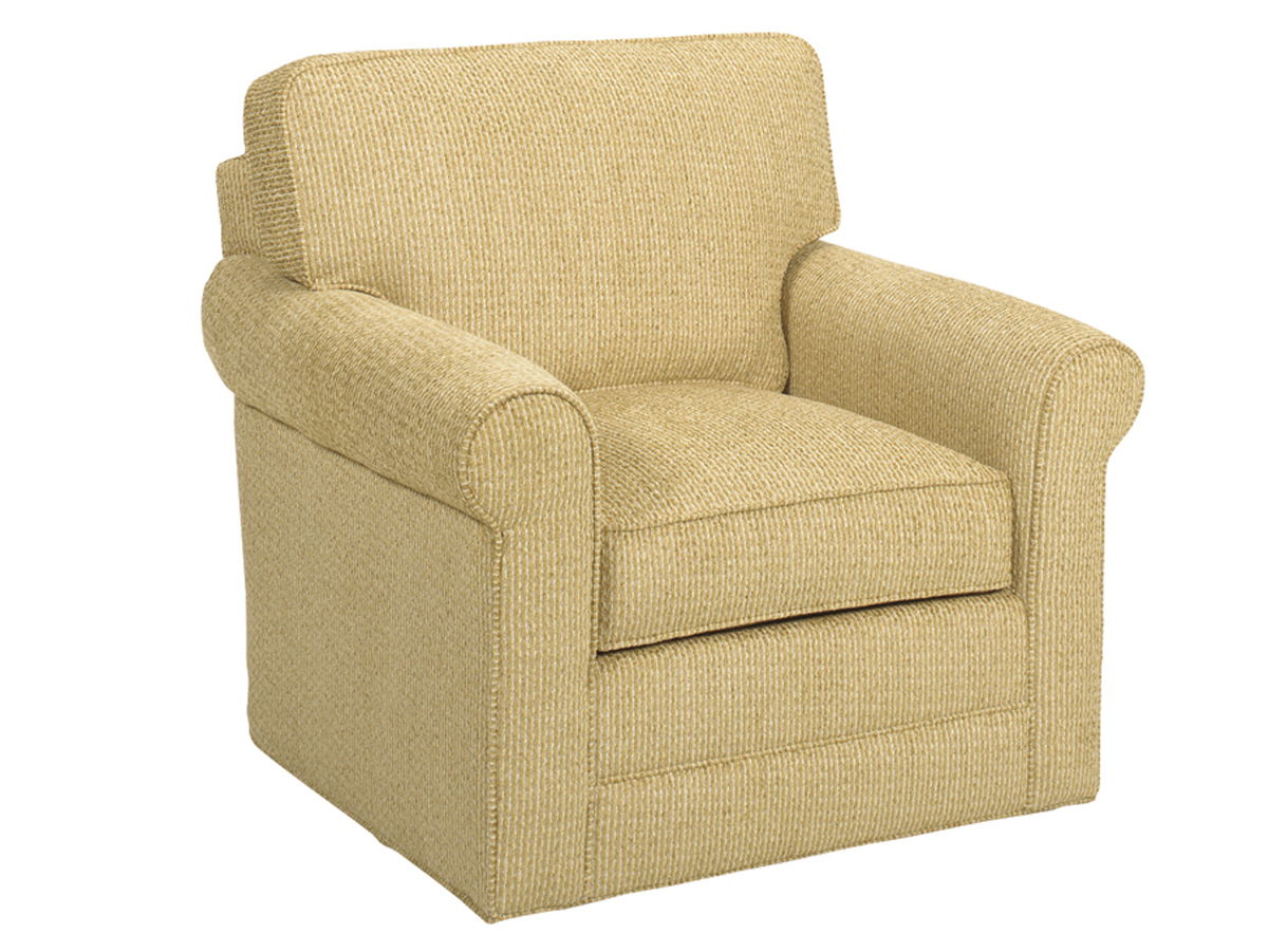 Lexington Upholstery - Clifton Swivel Chair - Light Brown
