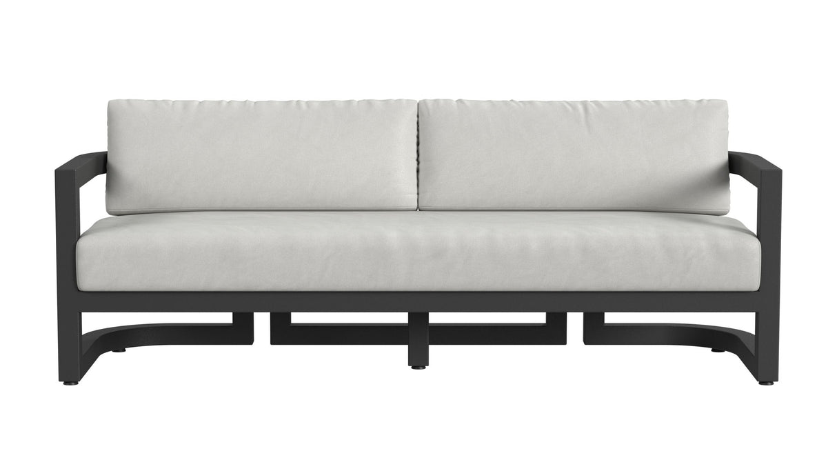 Malibu - Sofa - Black / White
