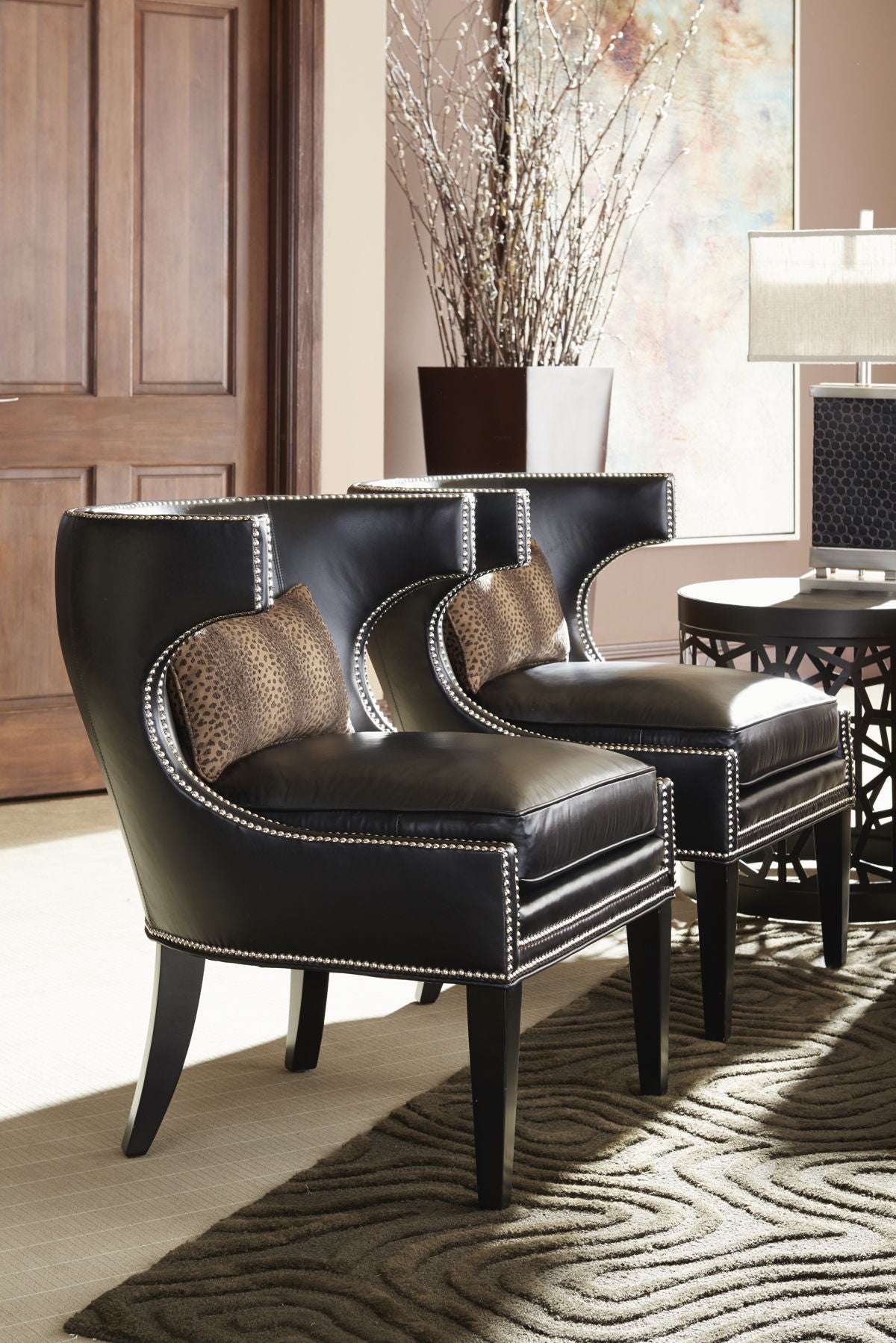Lexington Leather - Greta Leather Chair - Dark Brown