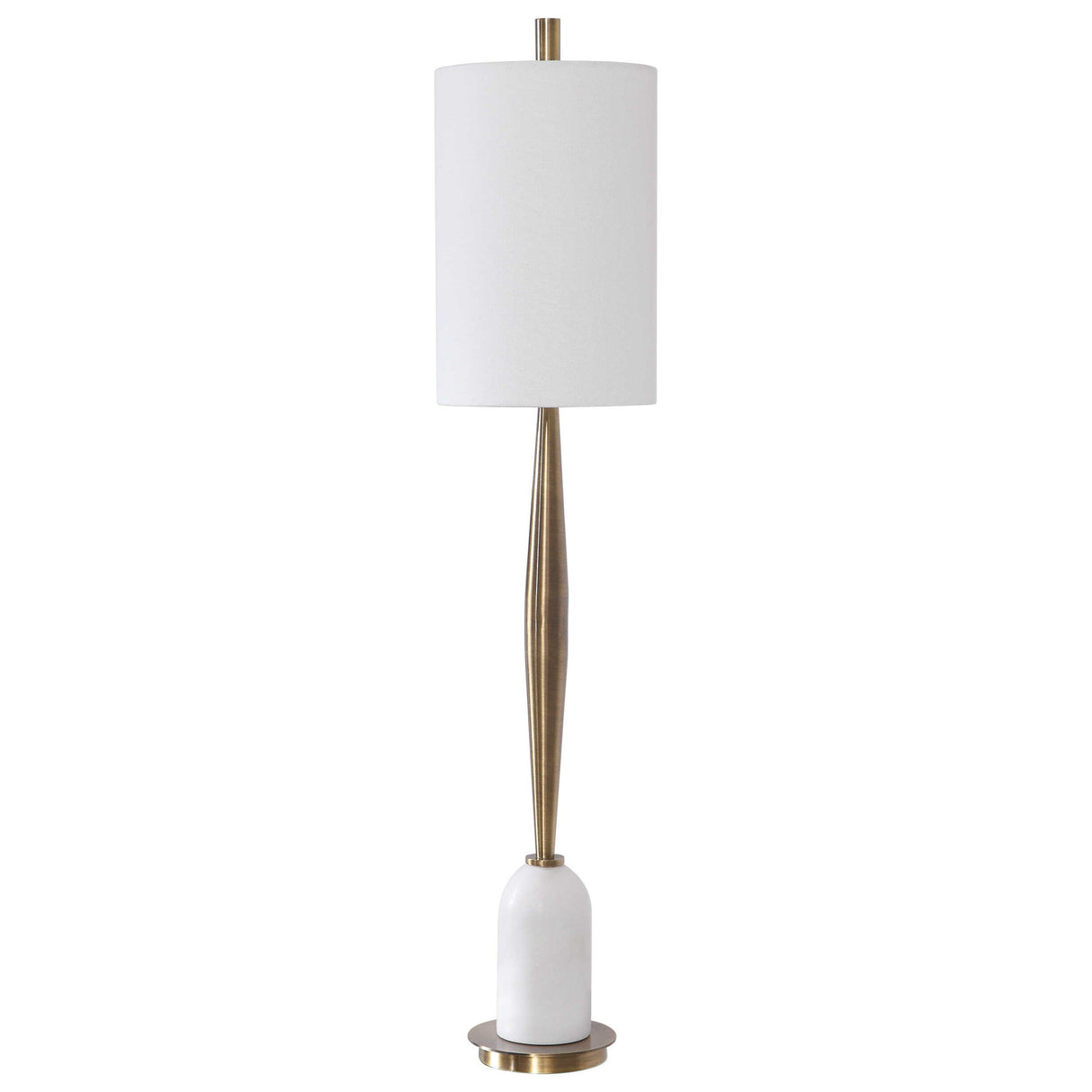 Minette - Mid-century Buffet Lamp - White