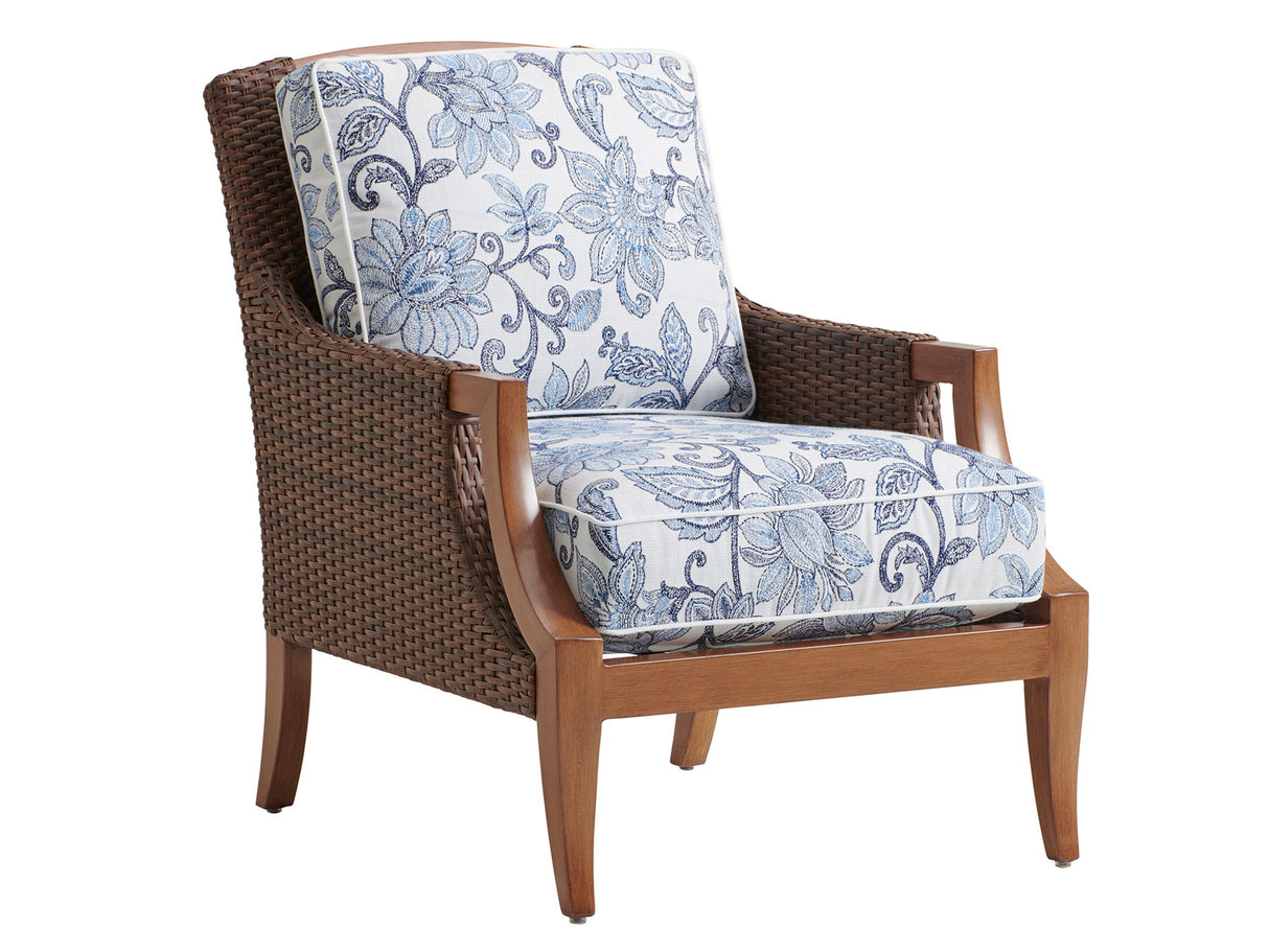 Harbor Isle - Wood Lounge Chair - Dark Brown