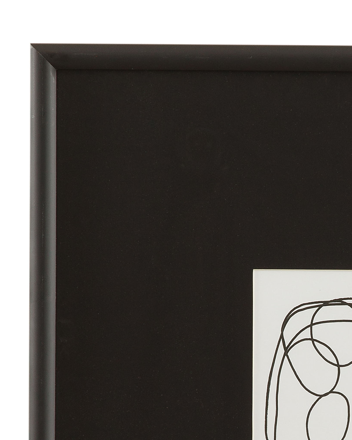 Form Study X Framed Print - Black