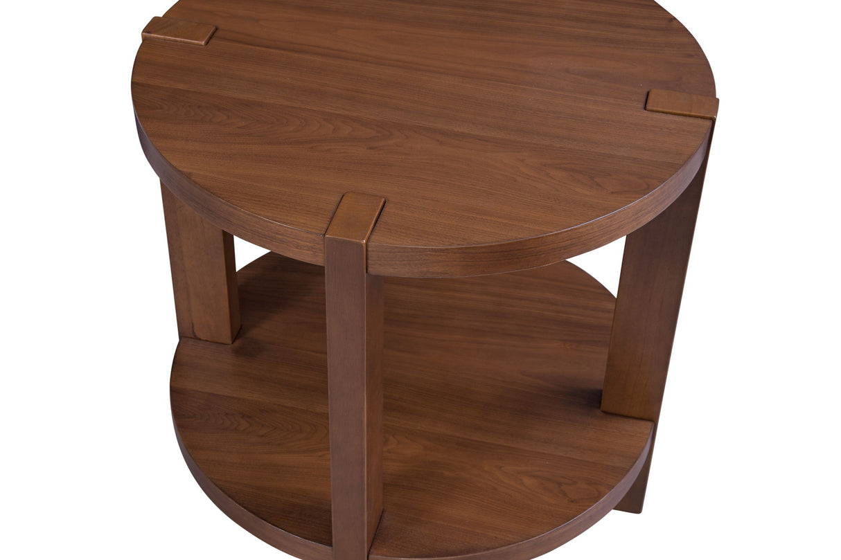 Winston - End Table - Warm Walnut