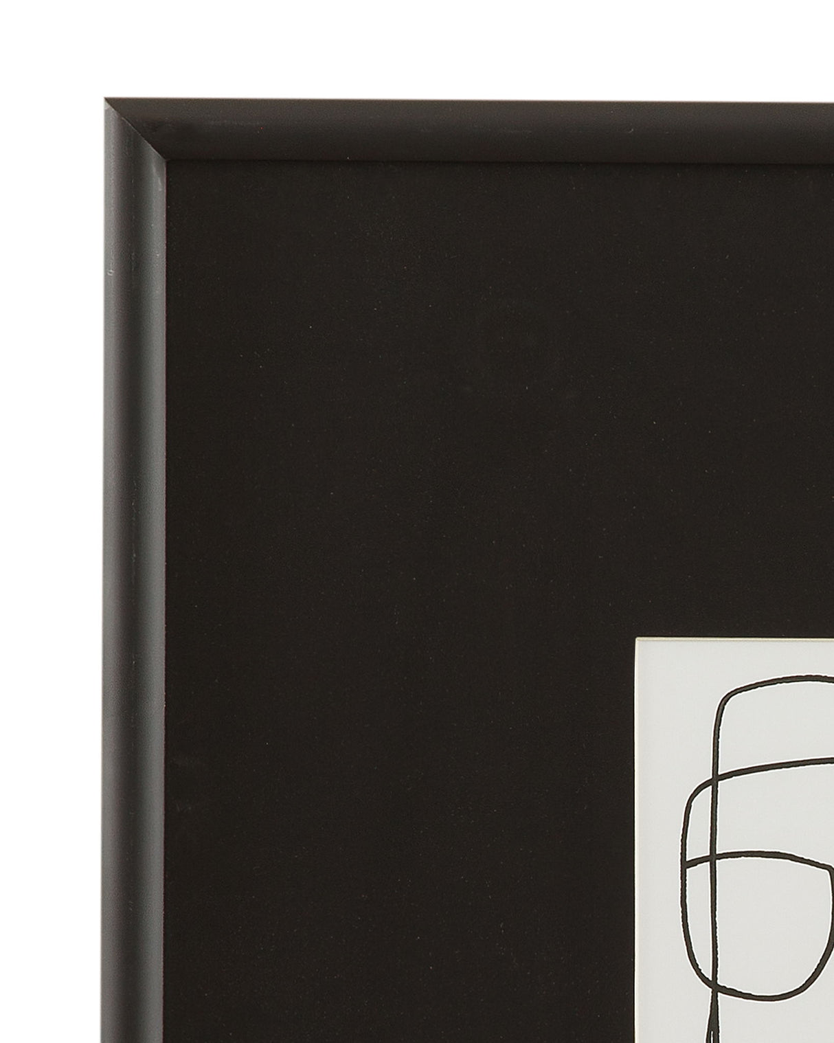 Form Study XII Framed Print - Black