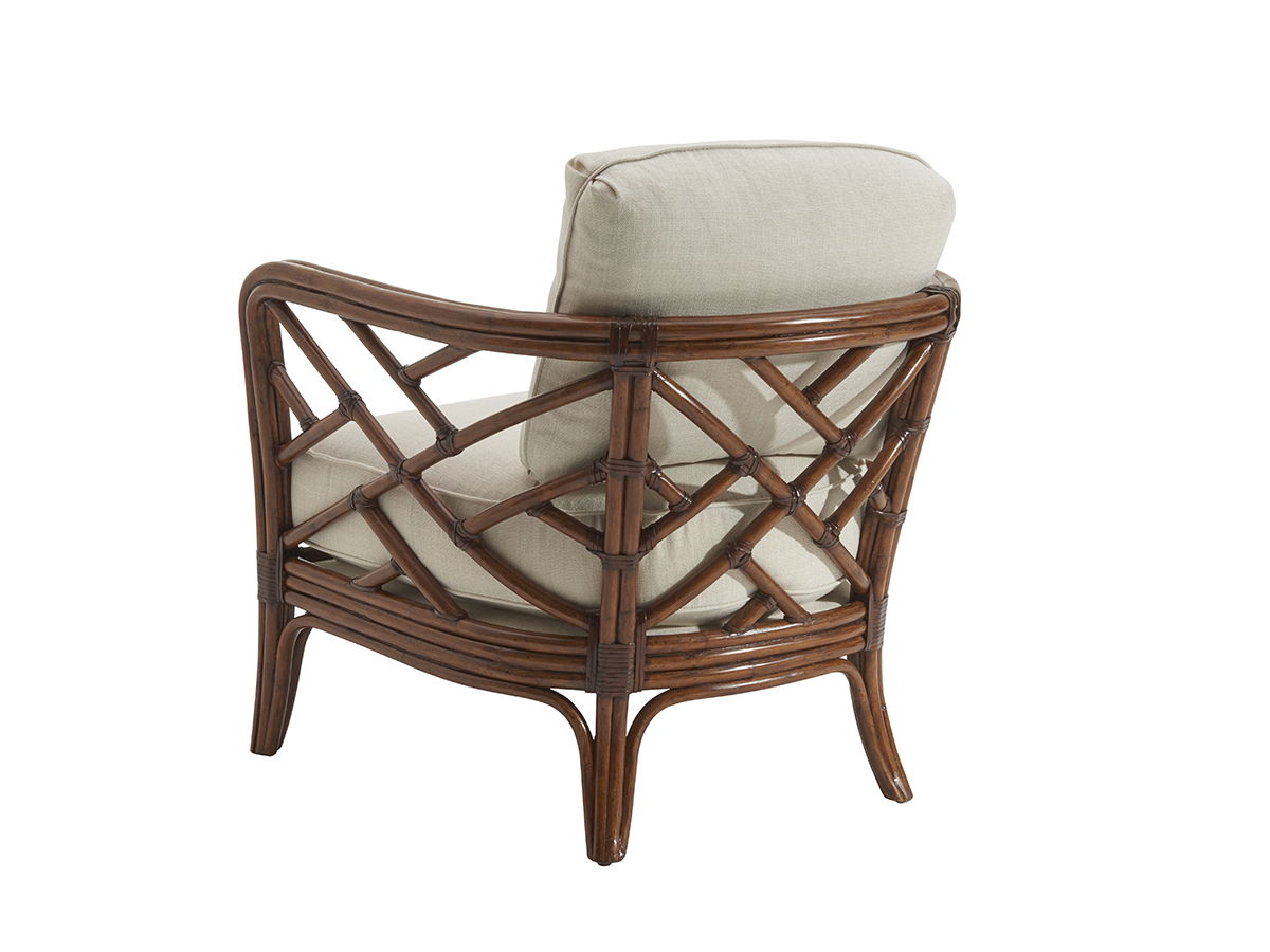 Island Estate - Palm Chair - Dark Brown / Beige