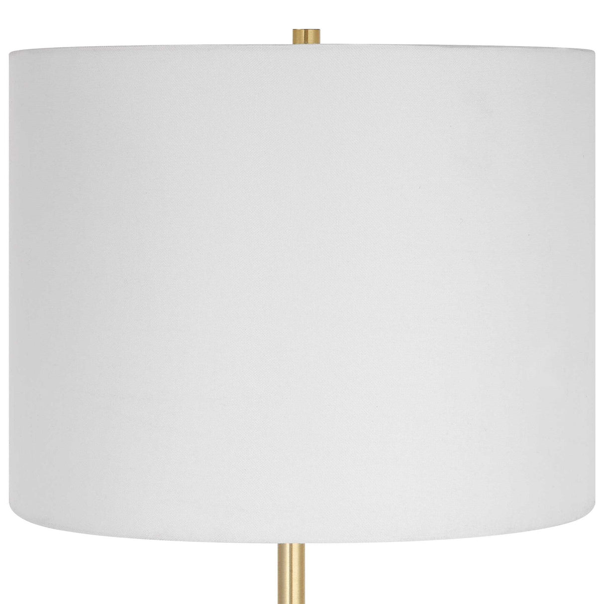 Table Lamp Metal Base - White