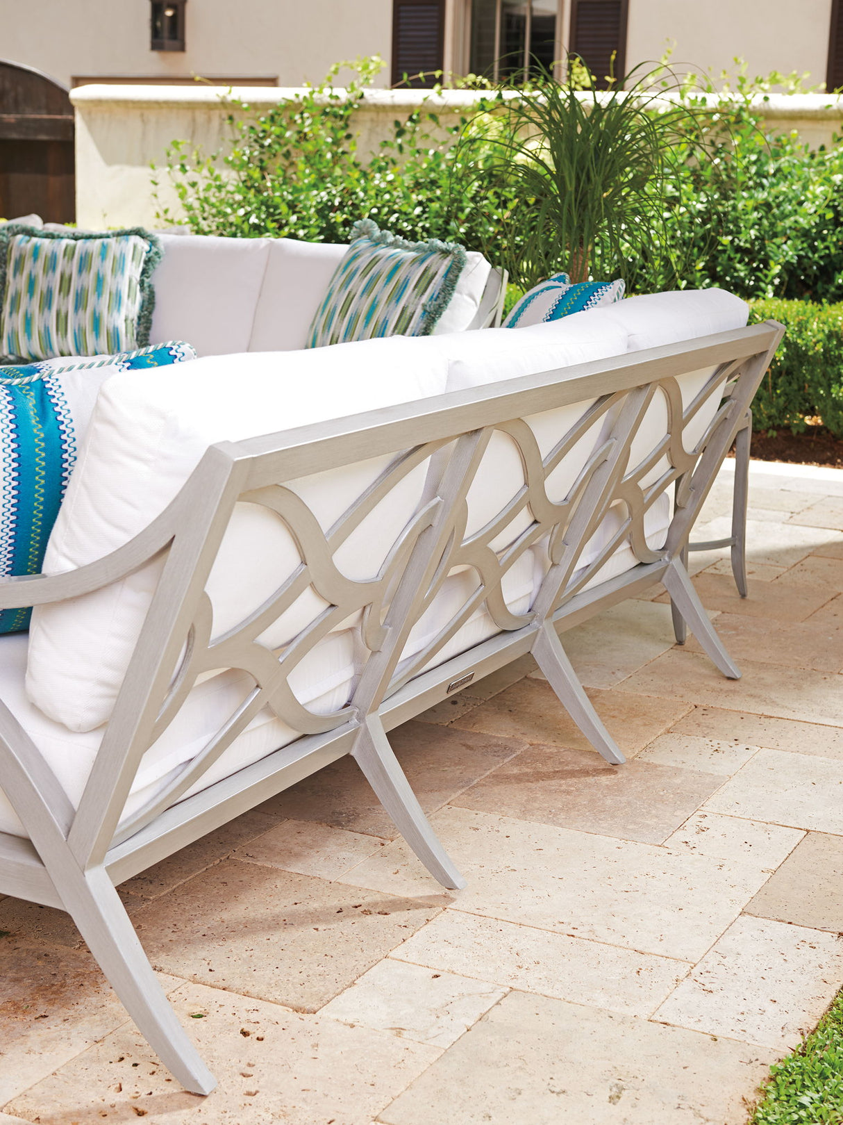 Silver Sands - Sofa - White / Gray