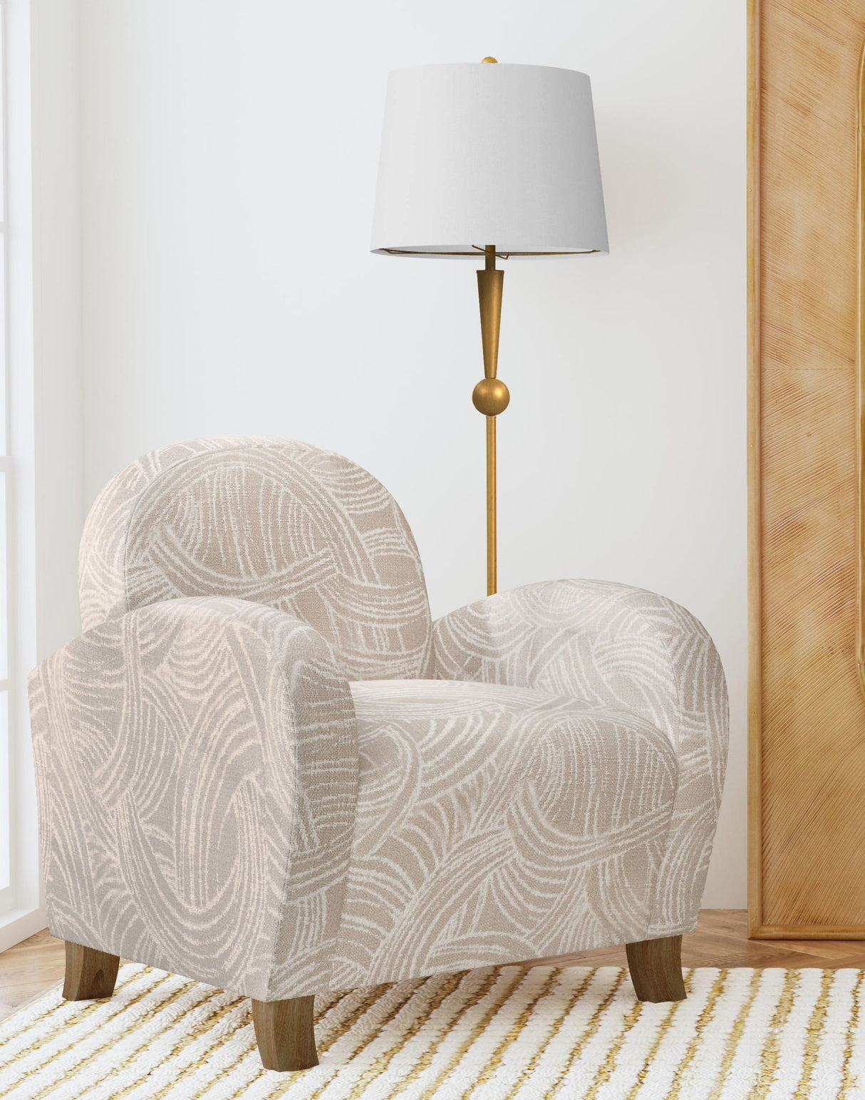 Willow - Accent Chair - Khaki Swirl