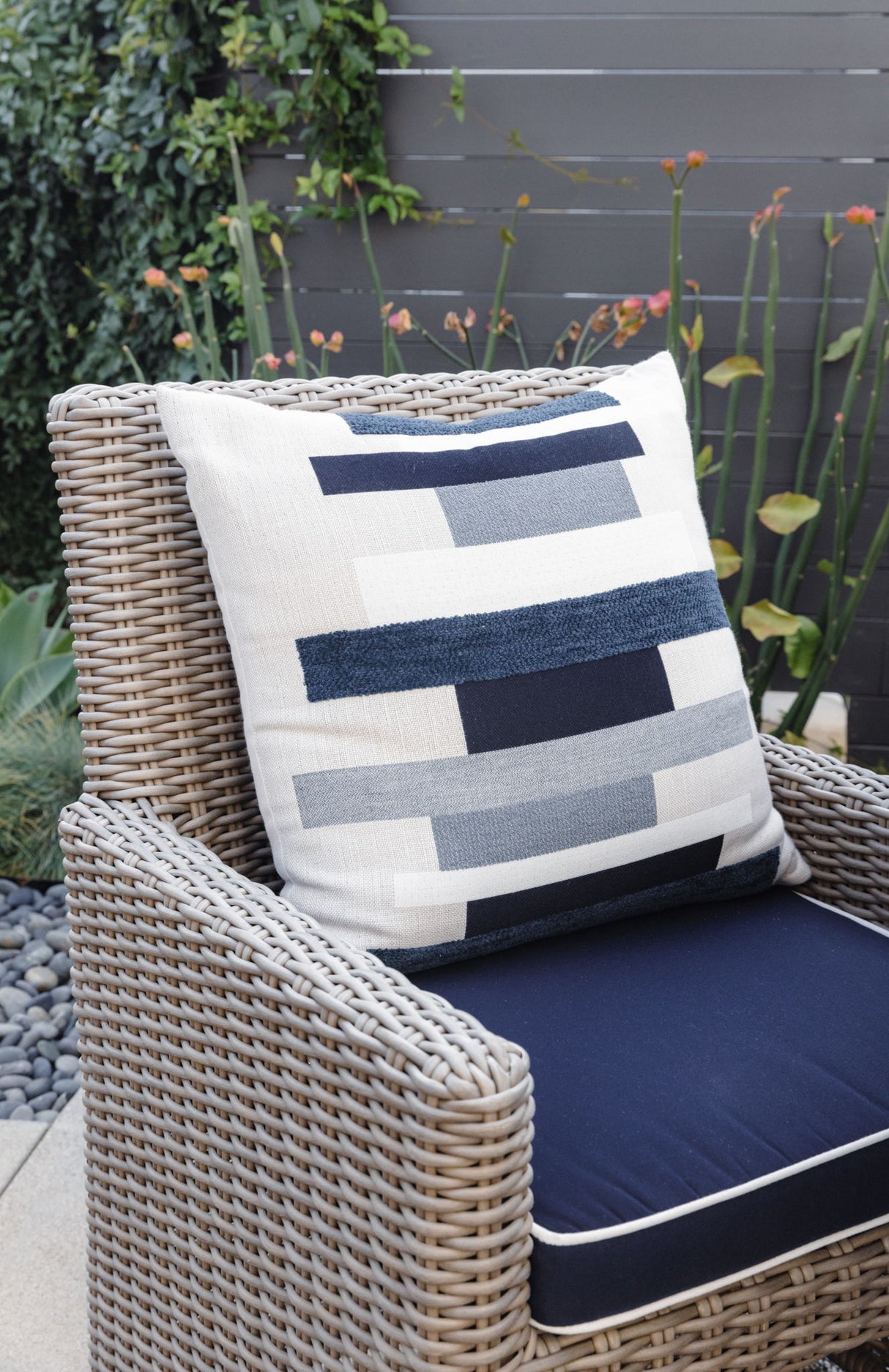 Coronado - Dining Chair, With Self Welt - Canvas Flax / Dark Brown