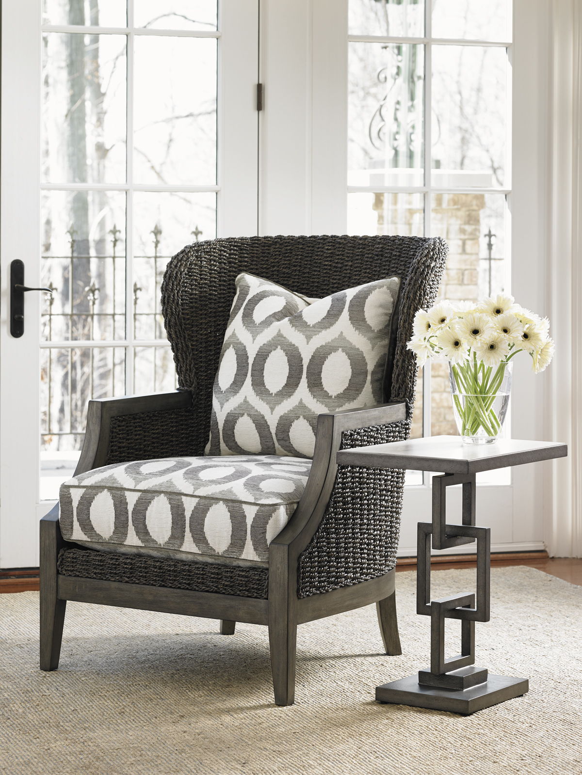 Oyster Bay - Seaford Chair - Dark Gray / Gray