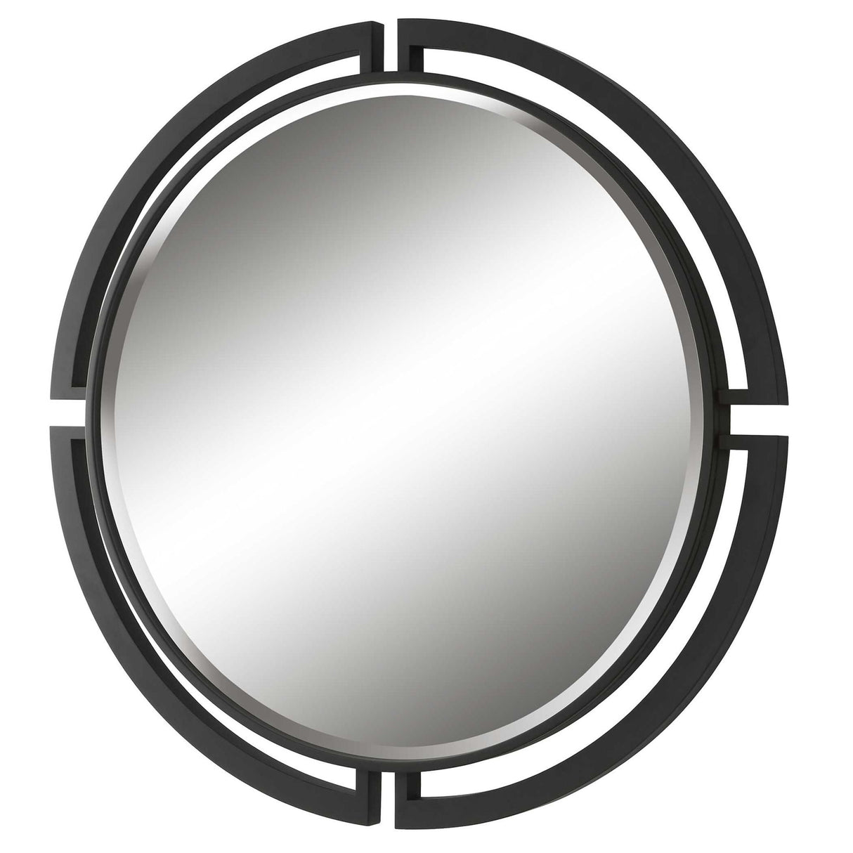 Quadrant - Modern Round Mirror