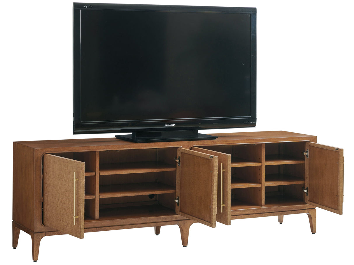 Palm Desert - Sierra Madre Media Console - Dark Brown