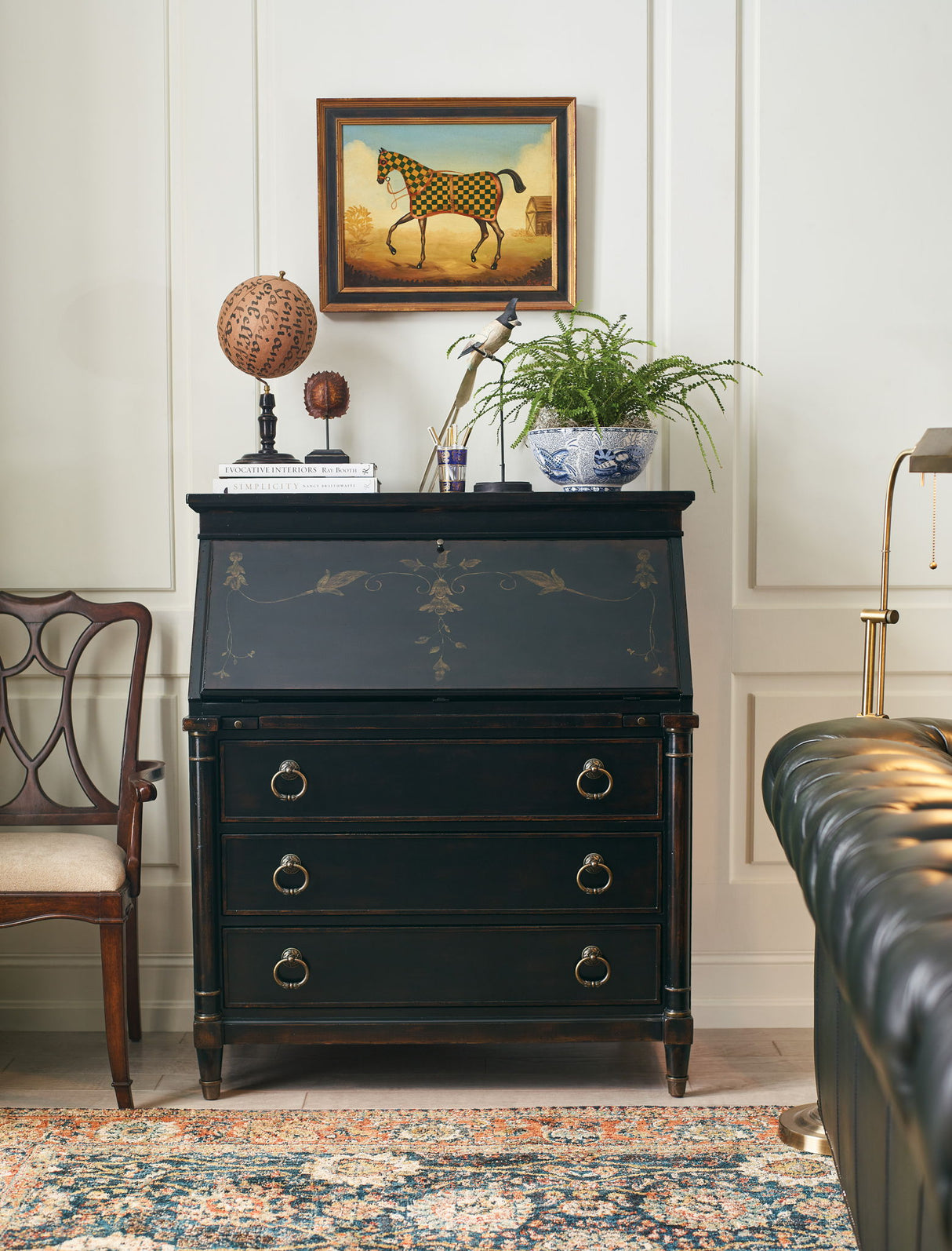 Charleston - Secretary - Black