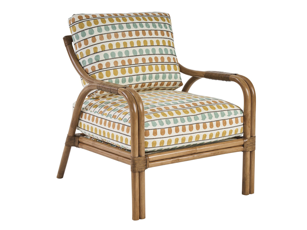 Key Biscayne - Calatrava Chair - Light Brown / Blue