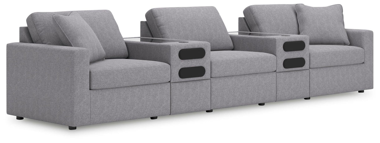 Modmax - Straight Sectional - Granite