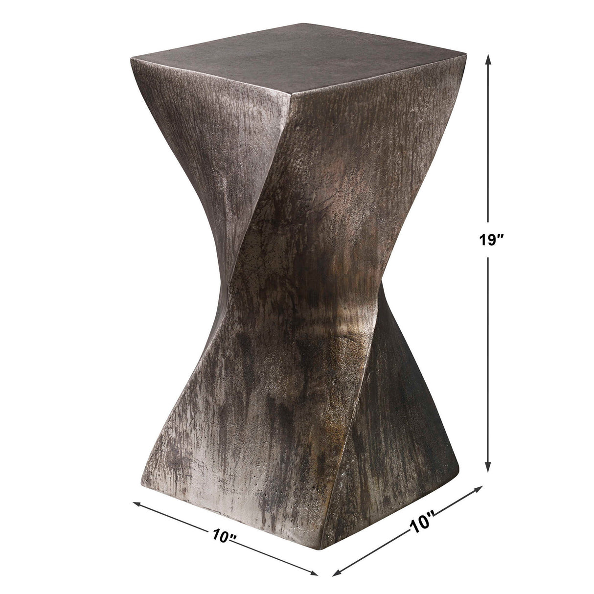 Euphrates - Accent Table - Gray, Dark