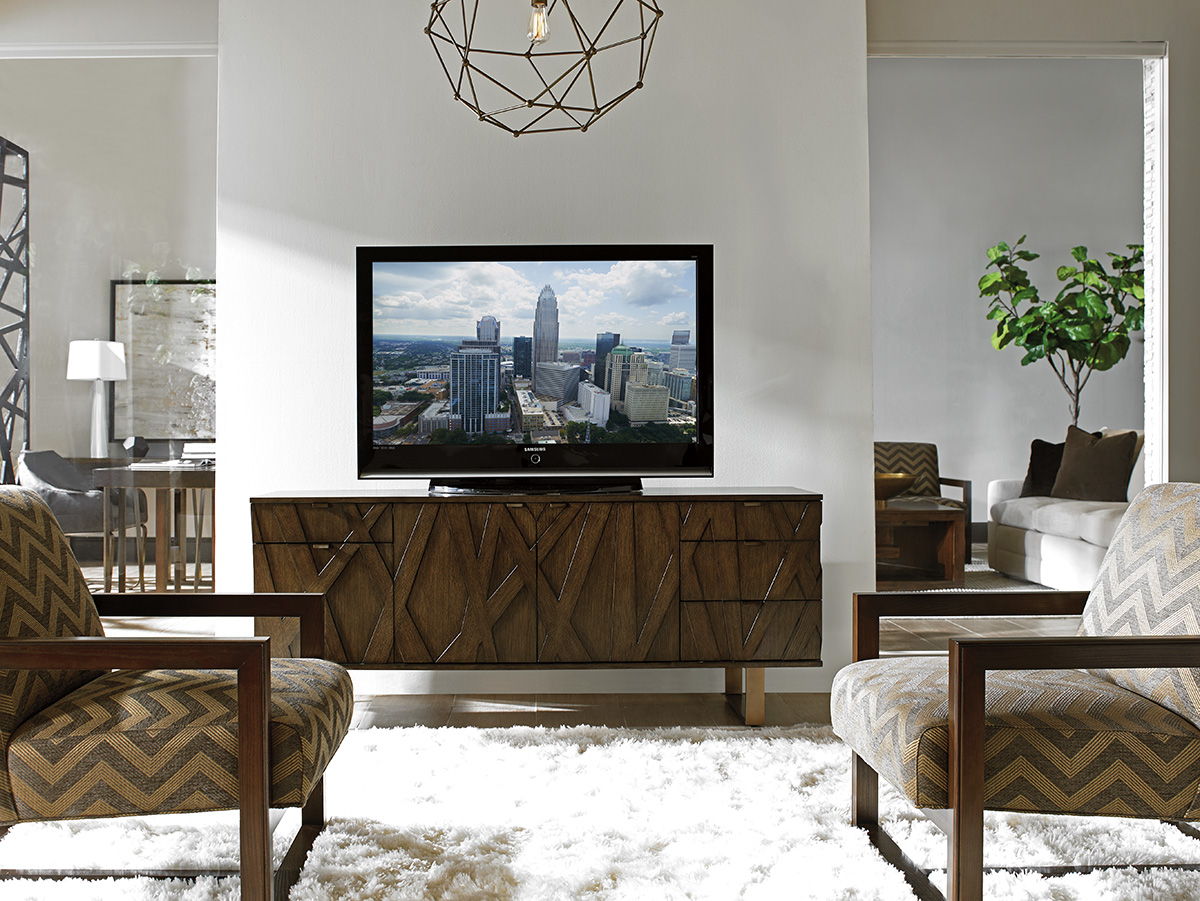 Cross Effect - Ellison Media Center - Dark Brown