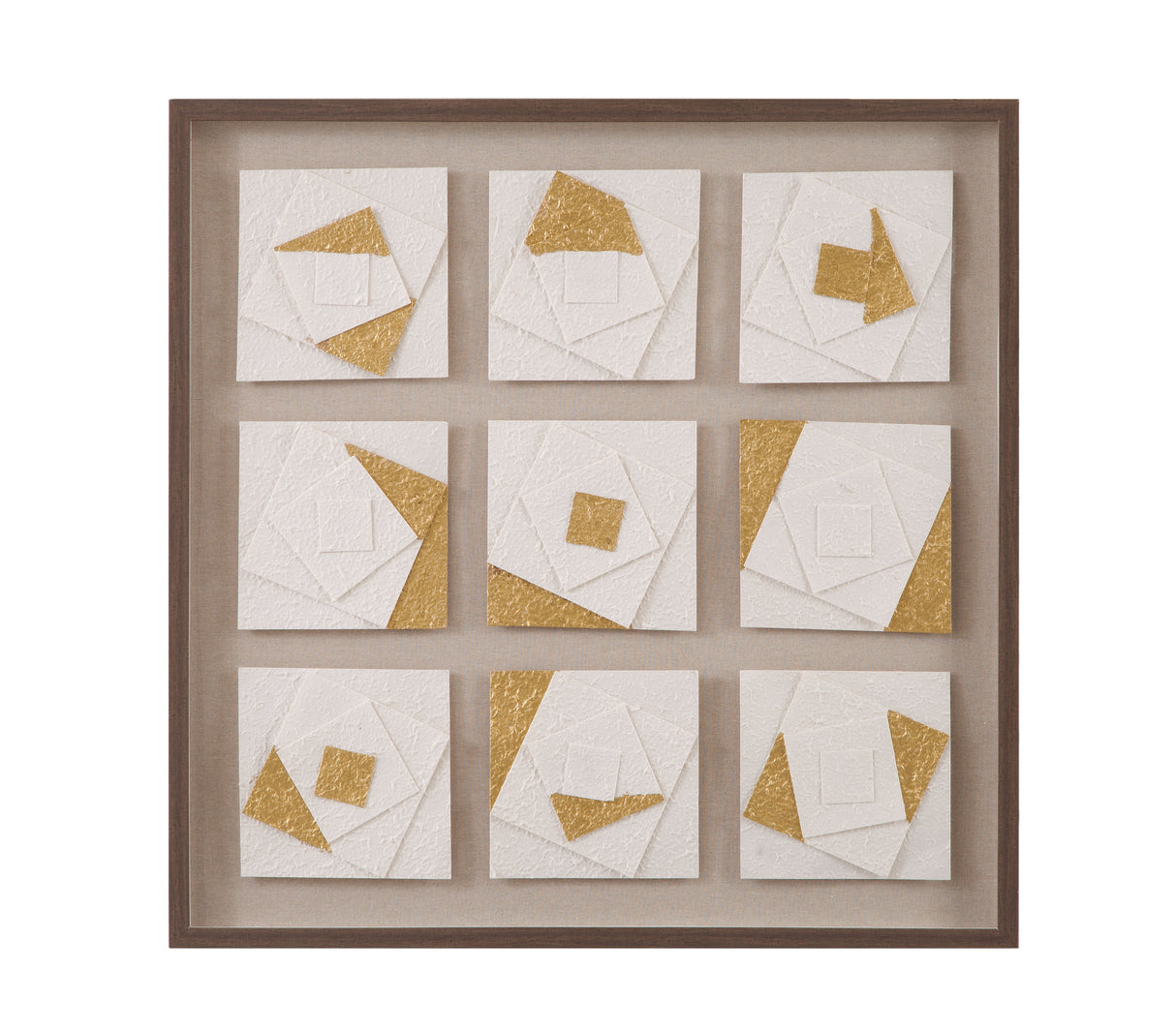Framework Wall Art - Light Brown / Gold