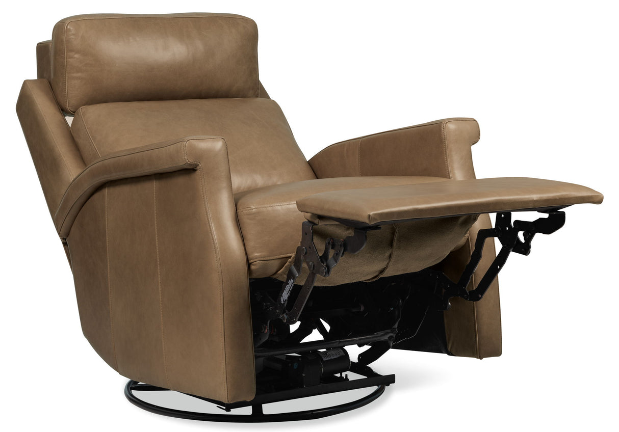 RC - Kaufman ZG Swivel Power Recliner With Pop-Up Headrest