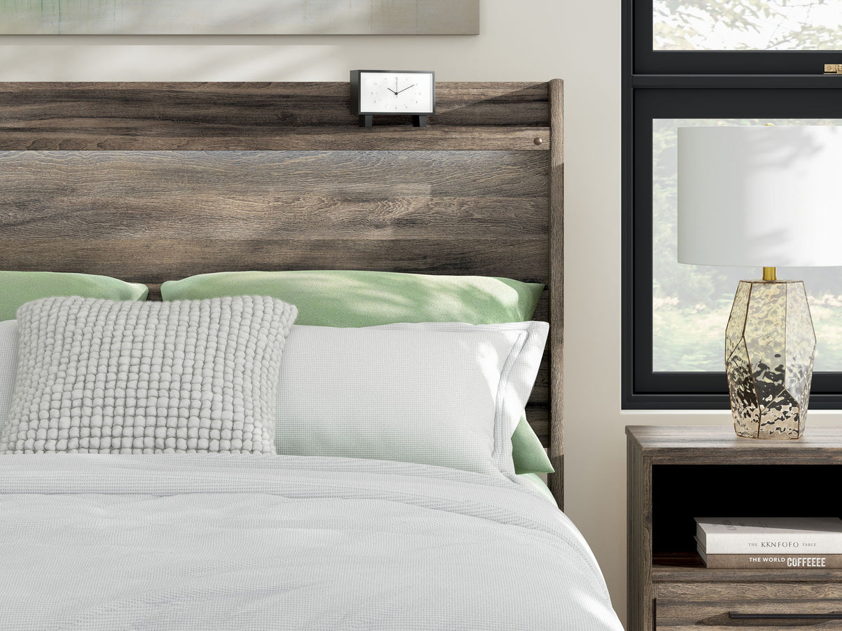 Elbrim - Panel Storage Bed
