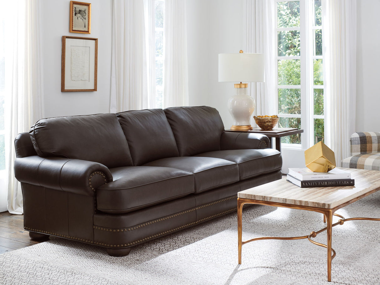 Silverado - Kensington Leather Sofa - Black
