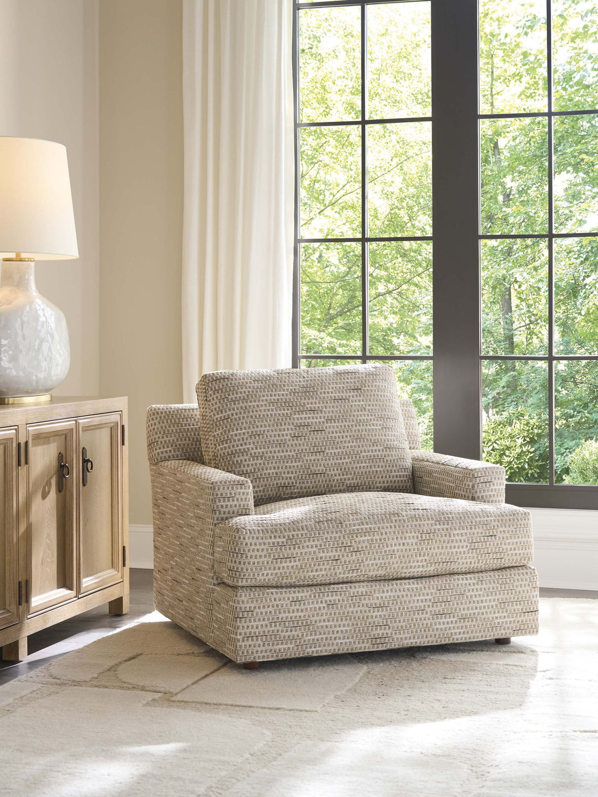 Solimar - Solimar Round Cocktail Table - Beige / Gray