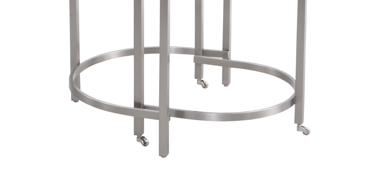 Hensley - Bunching End Table - Silver
