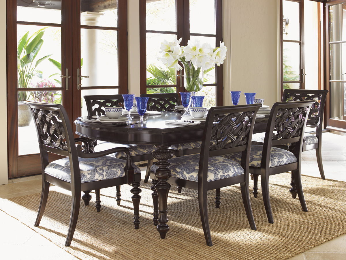 Royal Kahala - Islands Edge Dining Table - Dark Brown